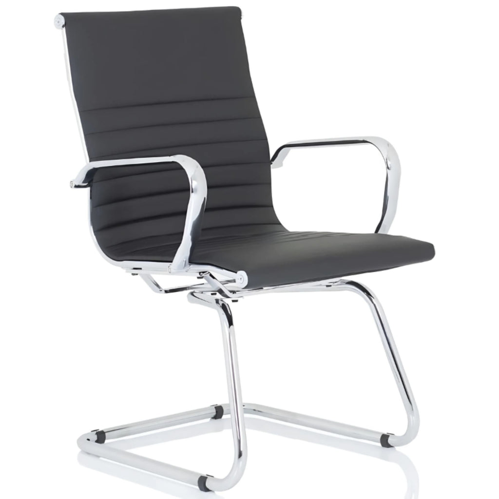 Cantilever Meeting Chair | Bonded Leather