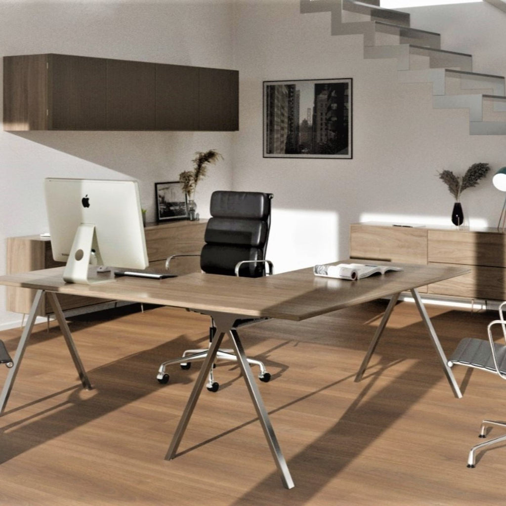 Custom Size Desk Frame | Mocha Extendable