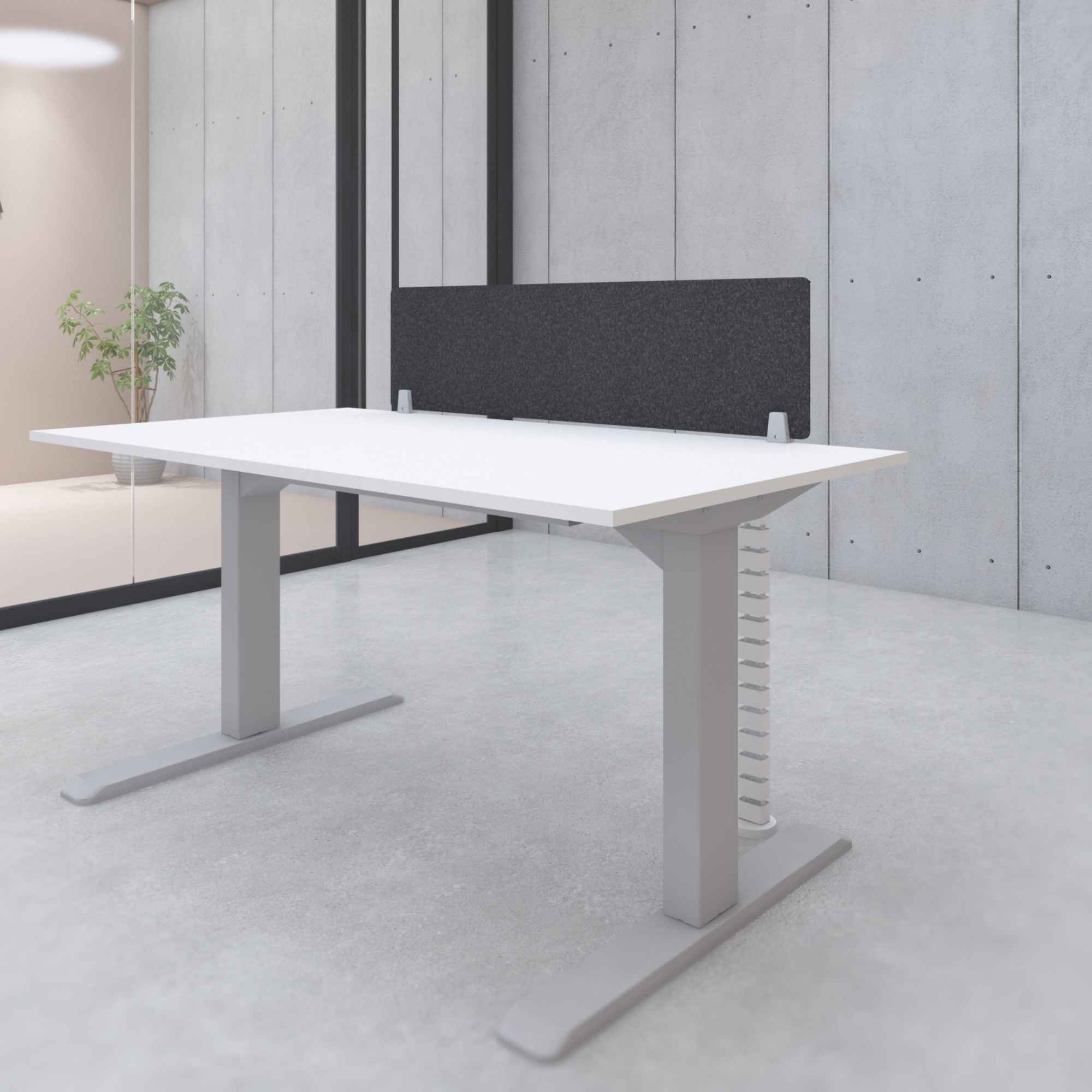 Desk Divider Privacy Panel & Brackets